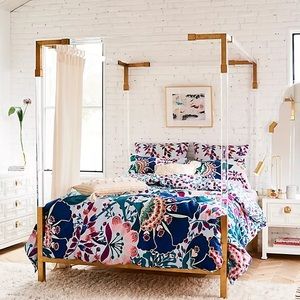 Anthropologie x Liberty Feather Bloom Bedding Set